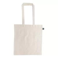 Fairtrade nákupní taška přírodní s potiskem loga - foto 2