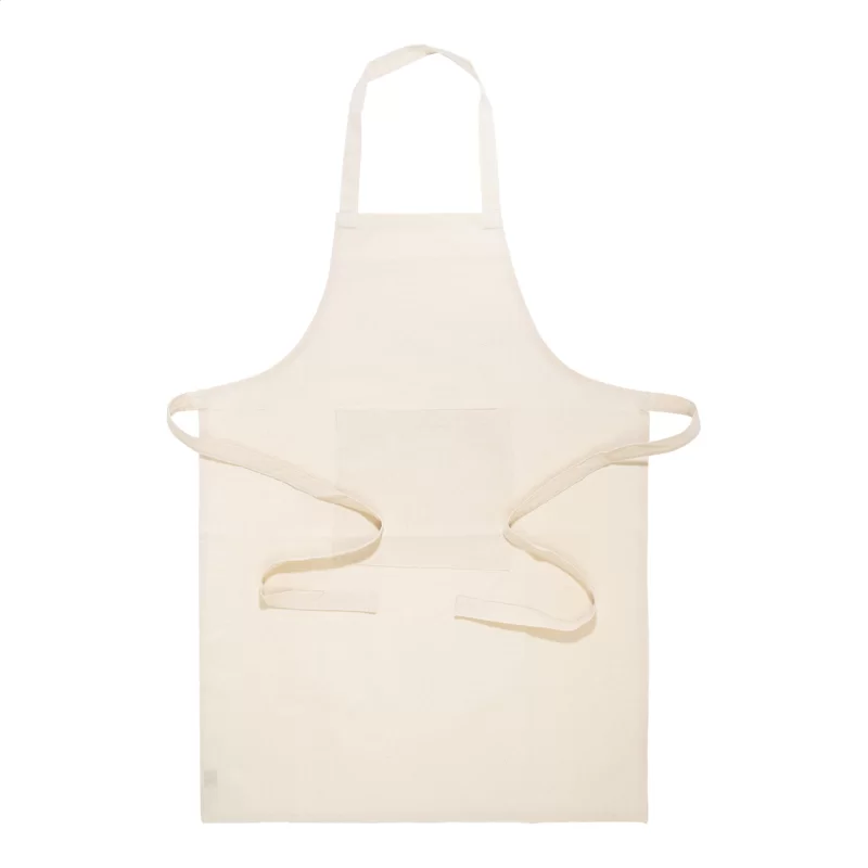 Zástěra Fairtrade přírodní — reklamní předmět s vlastním potiskem Zástěra Fairtrade přírodní s potiskem loga