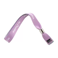 festivalový náramek RPET na zakázku bílá s potiskem loga - foto 3