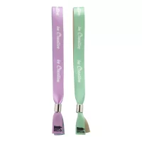 festivalový náramek RPET na zakázku bílá s potiskem loga - foto 5