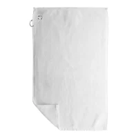 golfový ručník se sublimací bílá s potiskem loga - foto 2