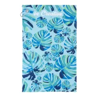 golfový ručník se sublimací bílá s potiskem loga