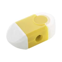 guma a ořezávátko žlutá s potiskem loga - foto 2