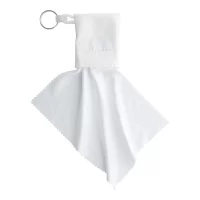 hadřík na brýle na zakázku bílá s potiskem loga - foto 2