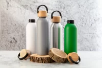 hliníková láhev bílá s potiskem loga - foto 6