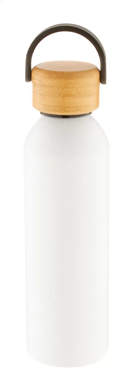 hliníková láhev bílá — reklamní předmět s vlastním potiskem hliníková láhev bílá s potiskem loga