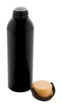 hliníková láhev černá s potiskem loga - foto 3