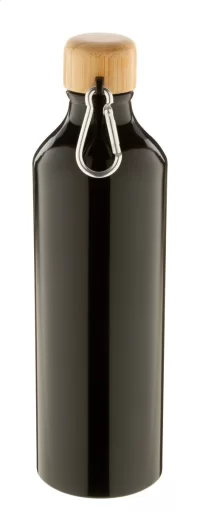 hliníková láhev černá s potiskem loga - foto 2