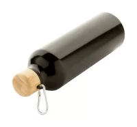 hliníková láhev černá s potiskem loga - foto 4