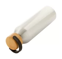 hliníková láhev stříbrná s potiskem loga - foto 4