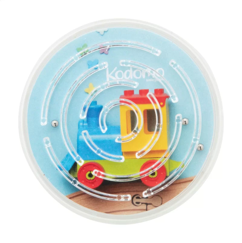 hra labyrint bílá s potiskem loga