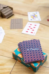 hrací karty na zakázku bílá s potiskem loga - foto 11