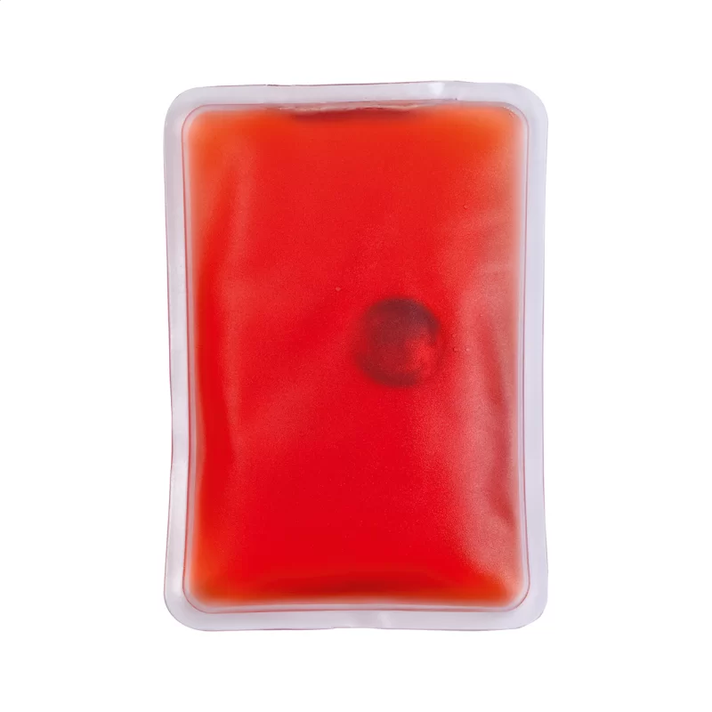 tepelný polštářek červená s potiskem loga