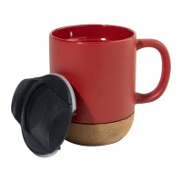 hrnek červená s potiskem loga - foto 2