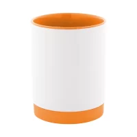 hrnek na sublimaci oranžová s potiskem loga - foto 2