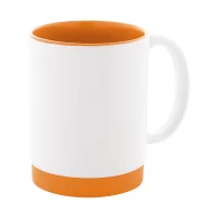 hrnek na sublimaci oranžová s potiskem loga - foto 3