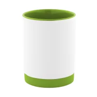 hrnek na sublimaci zelená s potiskem loga - foto 4