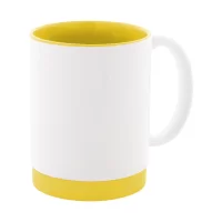 hrnek na sublimaci žlutá s potiskem loga - foto 2