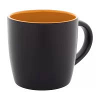 hrnek  oranžová s potiskem loga - foto 4