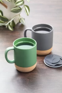 hrnek tmavě šedá s potiskem loga - foto 4