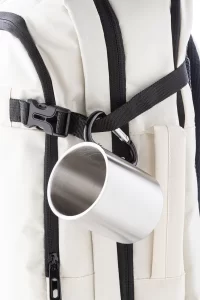 hrnek z nerez oceli černá s potiskem loga - foto 3