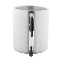 hrnek z nerez oceli černá s potiskem loga - foto 4