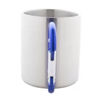 hrnek z nerez oceli modrá s potiskem loga - foto 2