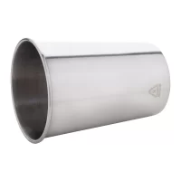 hrnek z recyklované nerezové oceli stříbrná s potiskem loga - foto 2