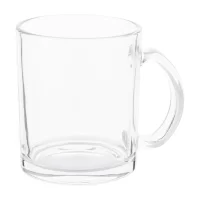 hrnek z recyklovaného skla průhledná s potiskem loga - foto 4