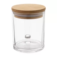 hrnek z recyklovaného skla průhledná s potiskem loga - foto 5