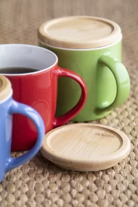 hrnek zelená s potiskem loga - foto 5