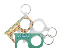 hygienický klíč bílá s potiskem loga - foto 3