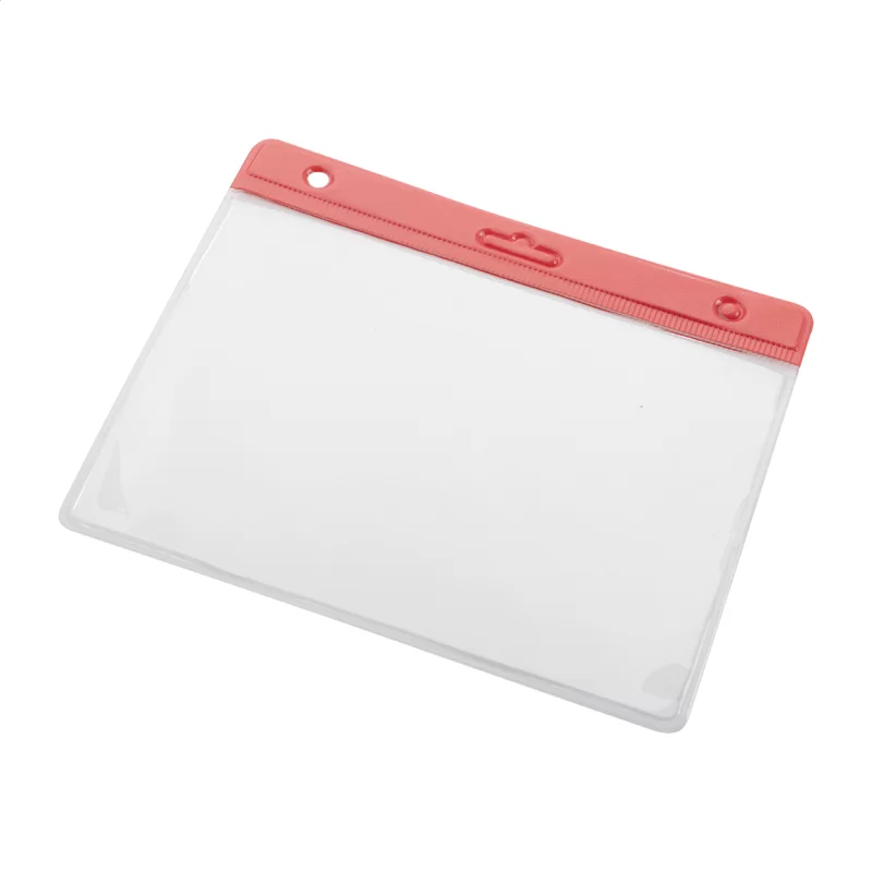 identifikační visačka červená s potiskem loga