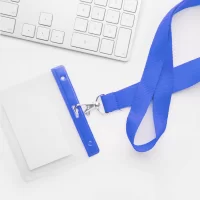 identifikační visačka modrá s potiskem loga - foto 2