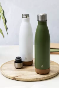 izolovaná láhev bílá s potiskem loga - foto 5