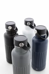 izolovaná láhev tmavě modrá s potiskem loga - foto 5