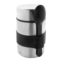 izolovaná RSS nádoba na jídlo stříbrná s potiskem loga - foto 2