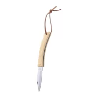 kapesní nůž přírodní s potiskem loga - foto 2