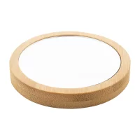 kapesní zrcátko přírodní s potiskem loga