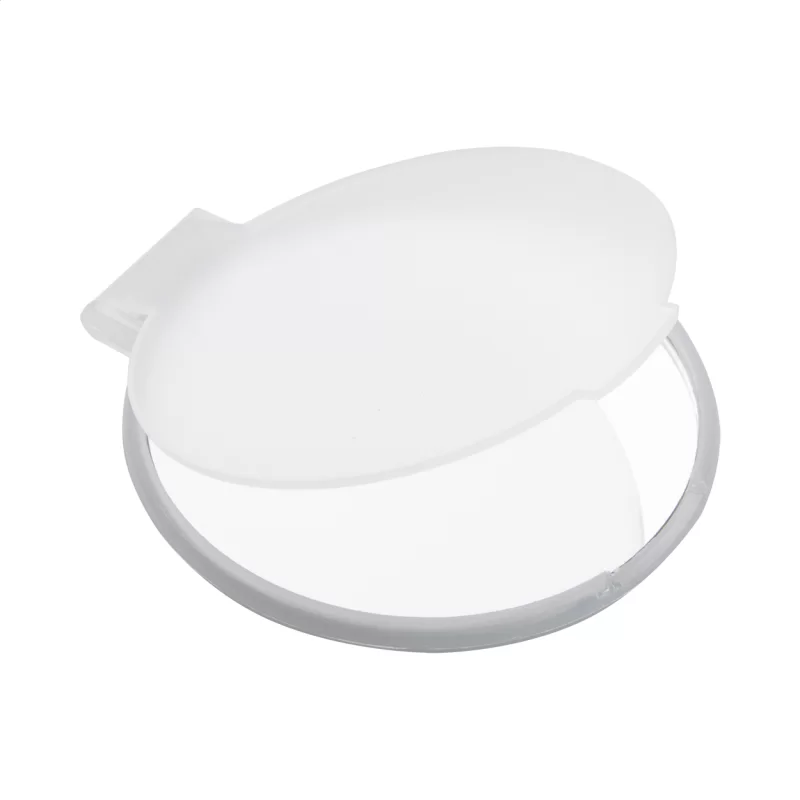 kapesní zrcátko RPS bílá — reklamní předmět s vlastním potiskem kapesní zrcátko RPS bílá s potiskem loga