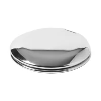 kapesní zrcátko stříbrná s potiskem loga - foto 2