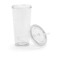 kelímek na pití průhledná s potiskem loga - foto 2
