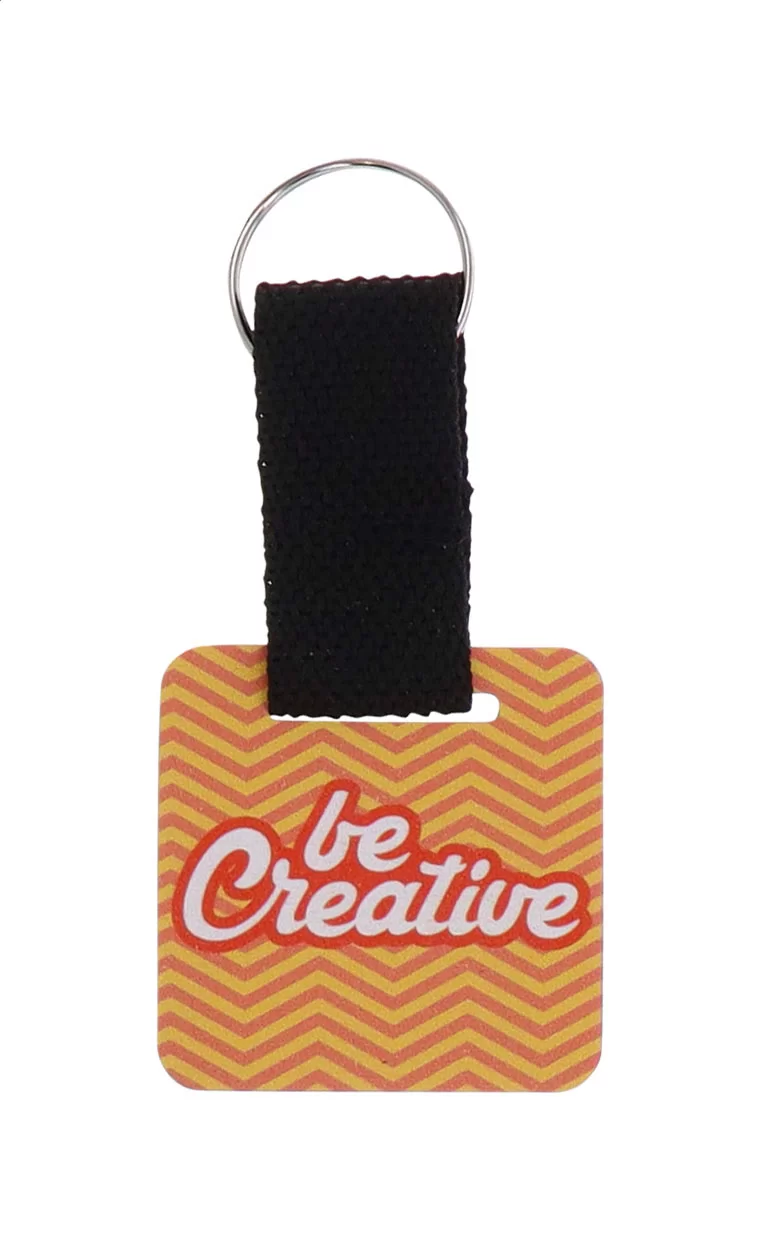 klíčenka na zakázku přírodní s potiskem loga