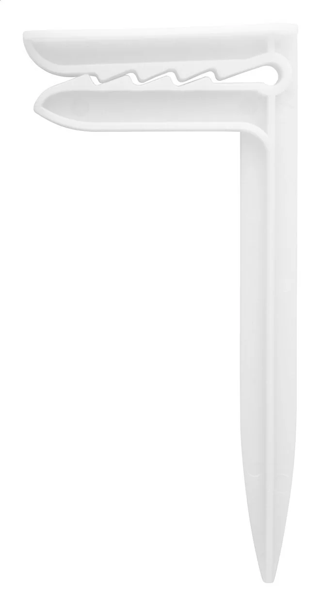 klip na plážový ručník bílá s potiskem loga