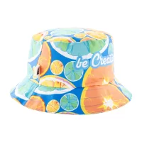 Klobouk z RPET na zakázku bílá s potiskem loga - foto 4