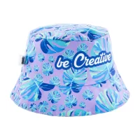 Klobouk z RPET na zakázku bílá s potiskem loga - foto 4