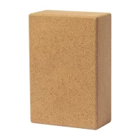 korková kostka na jógu přírodní s potiskem loga - foto 4