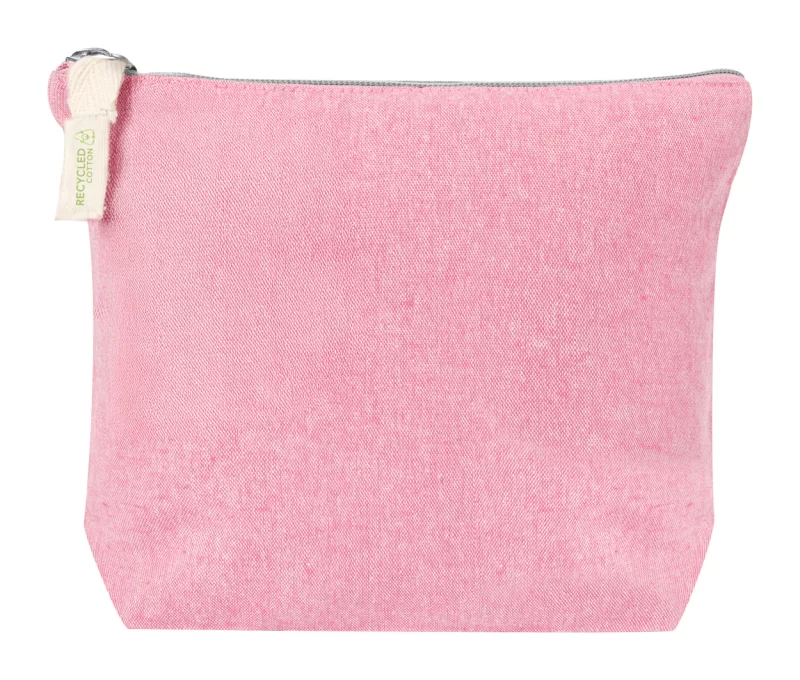 kosmetická taška růžová s potiskem loga