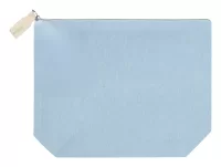kosmetická taška světle modrá s potiskem loga - foto 3