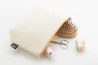 kosmetická taška z RPET přírodní s potiskem loga - foto 4